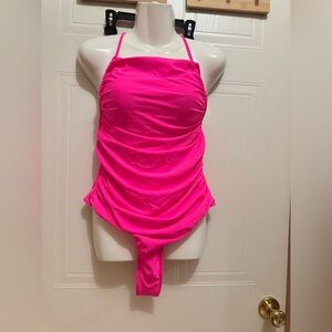 Unbranded Sz XL  One-Piece Swimsuit - Hot Pink NWOT😊😊